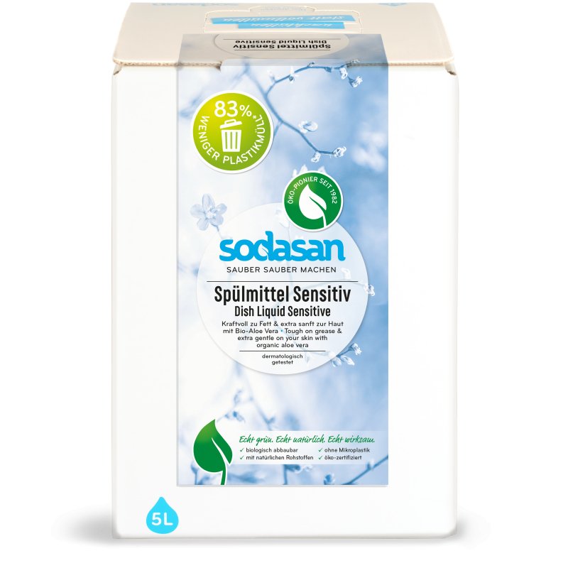 Spülmittel Sensitiv von Sodasan - haushaltsreinigo.shop