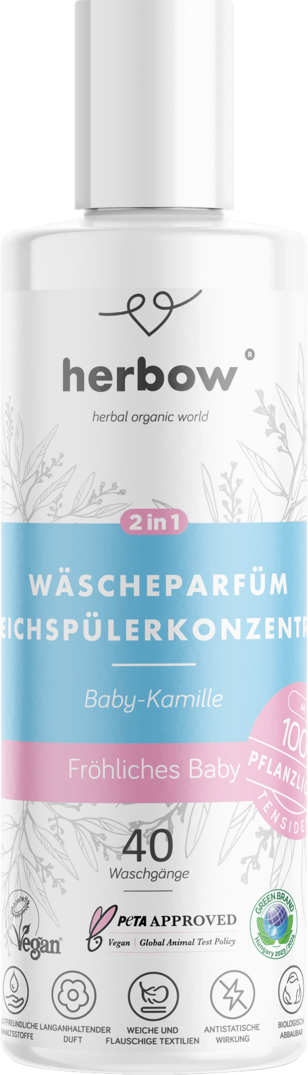 Wäscheparfum & Weichspülerkonzentrat 2 in 1 Baby - haushaltsreinigo.shop