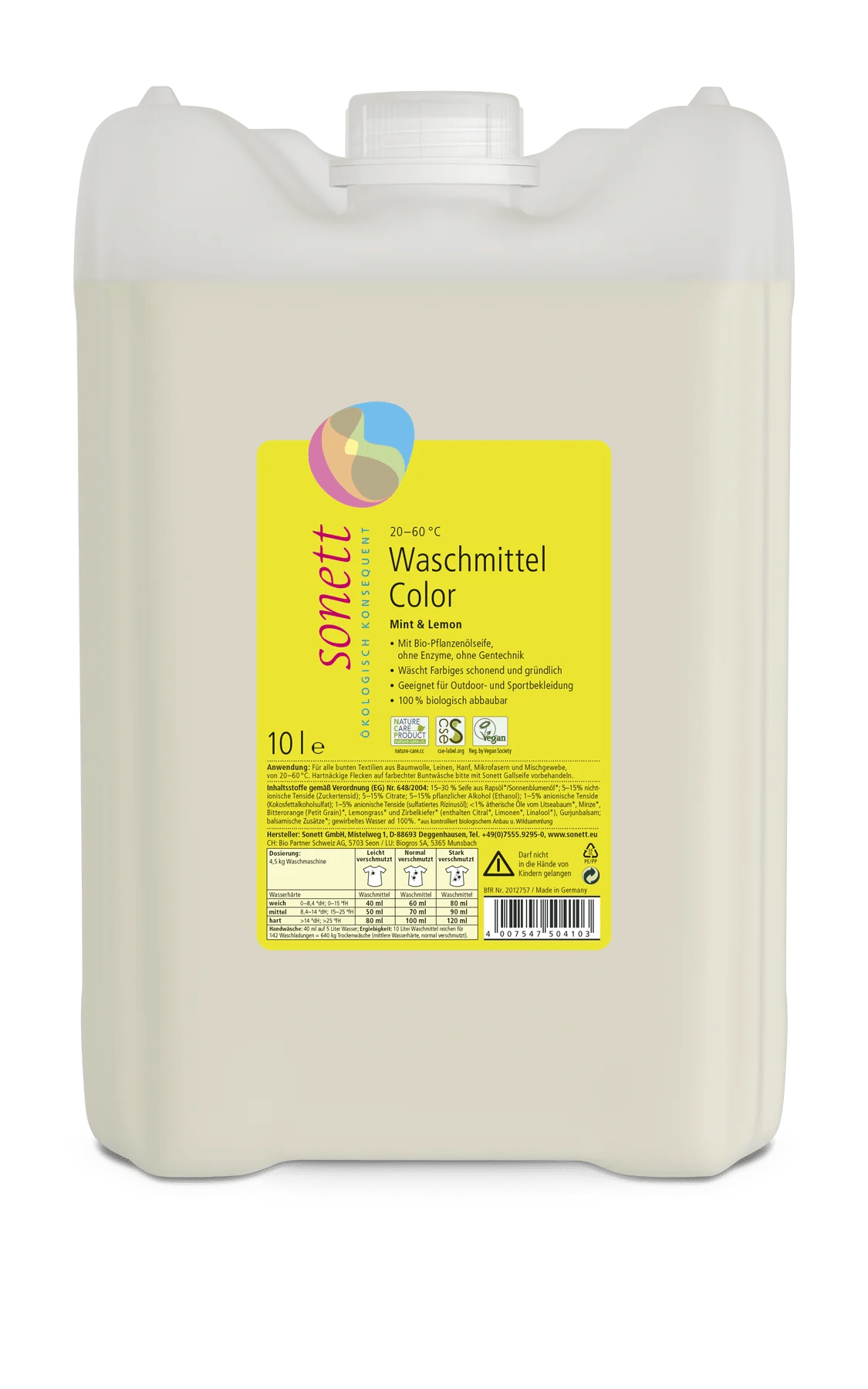 Waschmittel Color Mint & Lemon - haushaltsreinigo.shop
