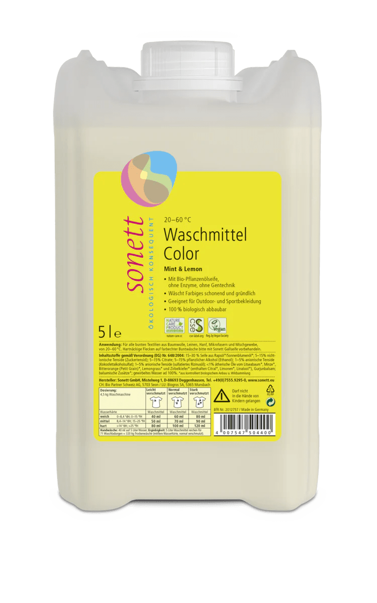 Waschmittel Color Mint & Lemon - haushaltsreinigo.shop