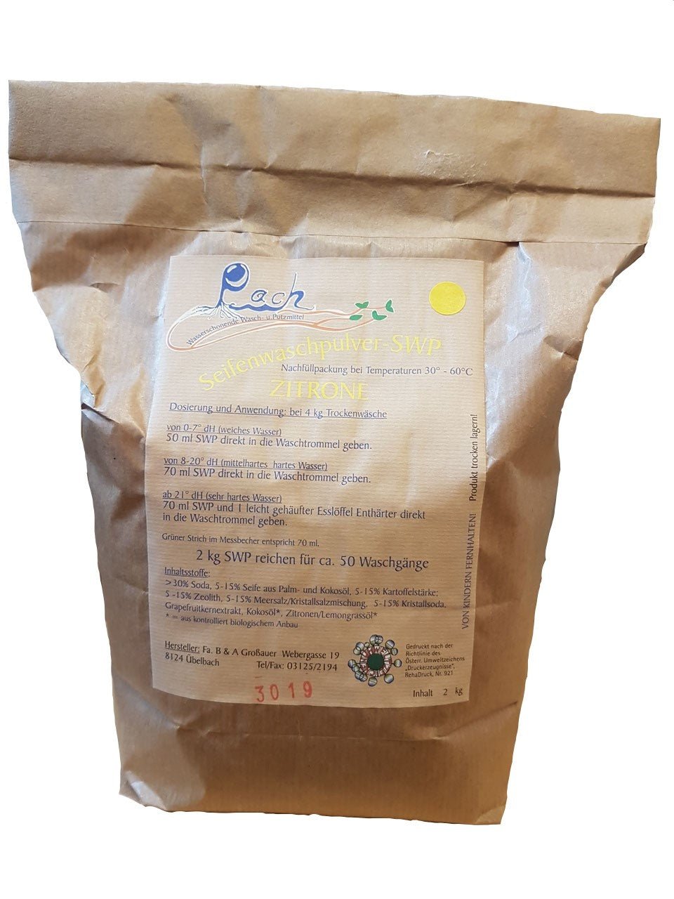 Waschpulver Zitrone von Pach - haushaltsreinigo.shop