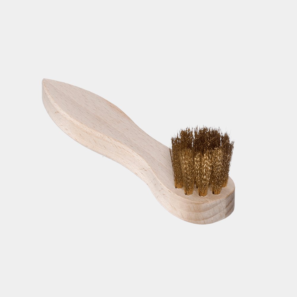 Wildlederbürste mit Messinborsten - haushaltsreinigo.shop