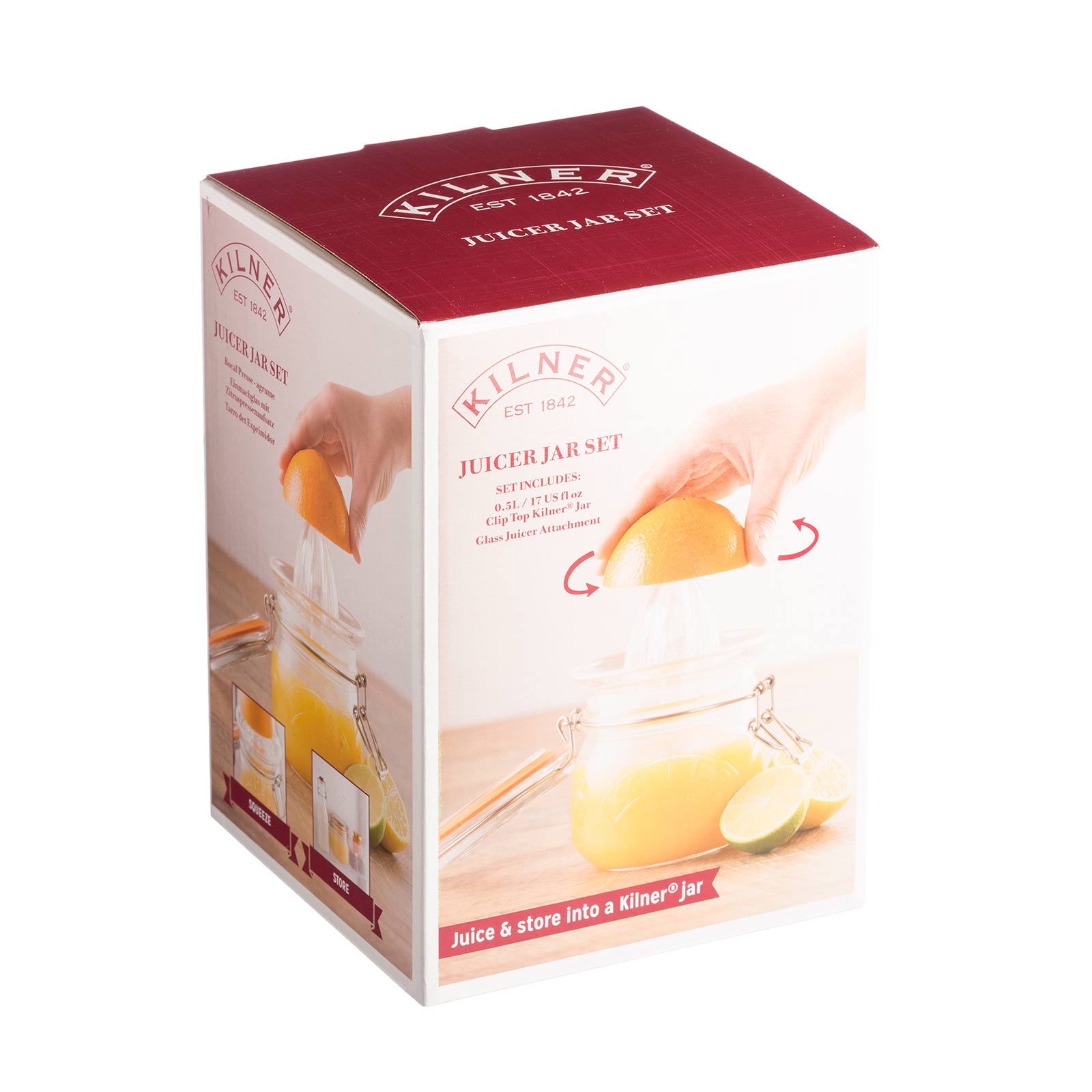 Zitronen - und Orangenpresse aus Glas - haushaltsreinigo.shop
